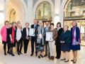 Verleihung Helga-Stoedter-Preis 2018.  Foto: Ulrich Perrey  // Die Veröffentlichung ist im Rahmen der redaktionellen Berichterstattung mit Nennung des Fotografen frei. Handelskammer Hamburg / Geschäftsbereich Marketing, Kommunikation, Mitgliederbeziehungen / Publikationen / Adolphsplatz 1 / 20457 Hamburg / Tel: +49 (0) 40 - 36138-304 / E-Mail: alexandra.daehne@hk24.de